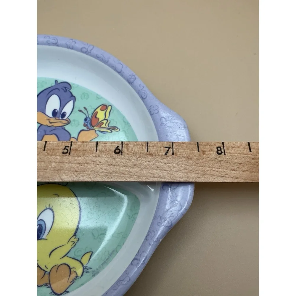 Vintage Baby Tweety Baby Sylvester Looney Tunes Toddler Plate